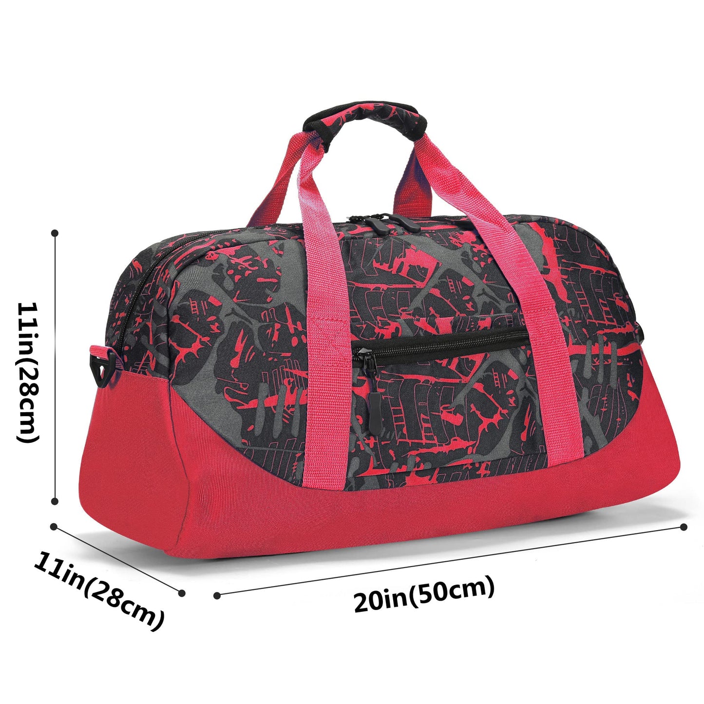 Stumdo Kids Overnighter Duffel Bags for kids, Carry-On Size & Ideal for School Practice or Overnight Travel Weekender Tote for Travel Gym Sport bag for Boys & Girls (11tyhong)