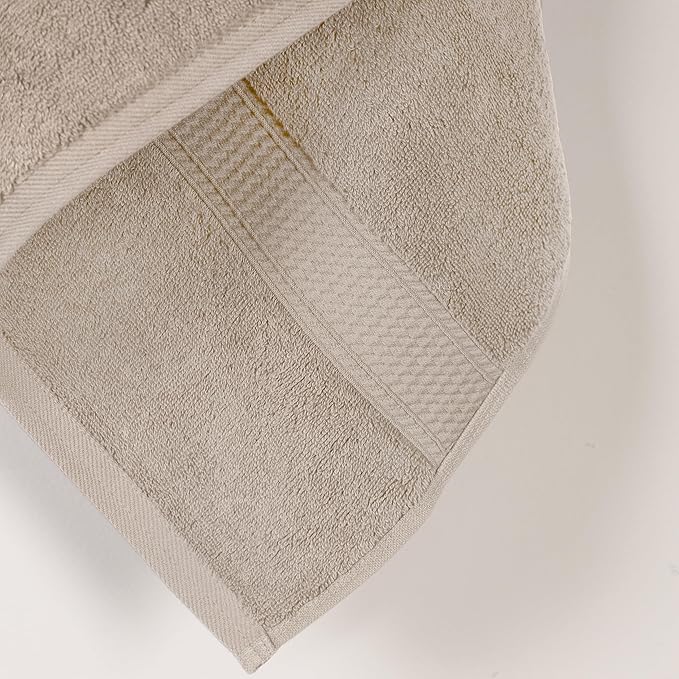 SUPERIOR Egyptian Cotton Pile Bath Towel Set of 2, Ultra Soft Luxury Towels