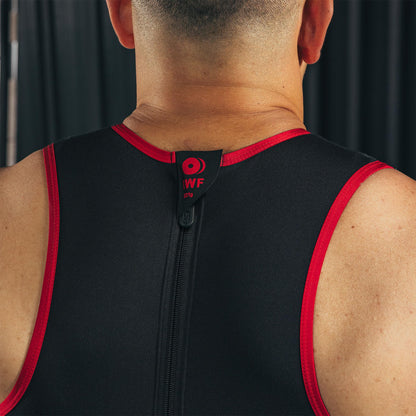 SBD Men’s Weightlifting Singlet – IWF Approved, Compression Fit for Olympic Lifting, Powerlifting & Strength Training