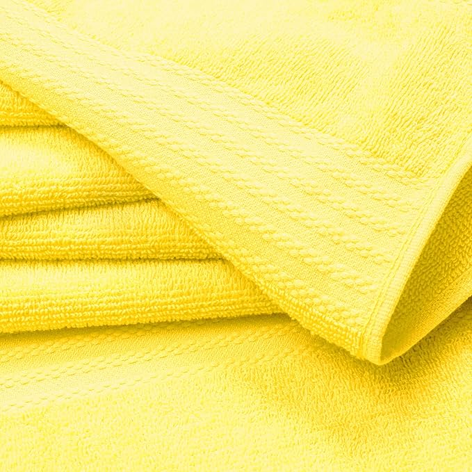 GLAMBURG Premium Cotton Oversized 2 Pack Bath Sheet 35x70-100% Pure Cotton