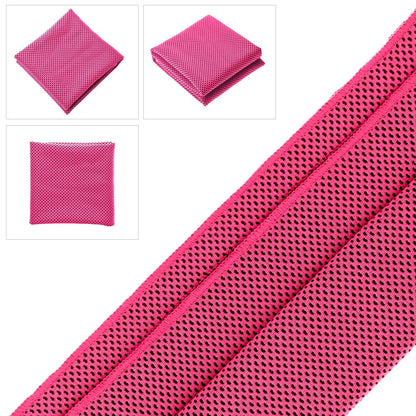 Biange Cooling Towels (40"x 12", Pack of 10) for Neck and Face, Cold Towel for Hot Weather, Sports, Workout, Fitness, Gym, Yoga, Golf, Pilates, Travel, Camping & More