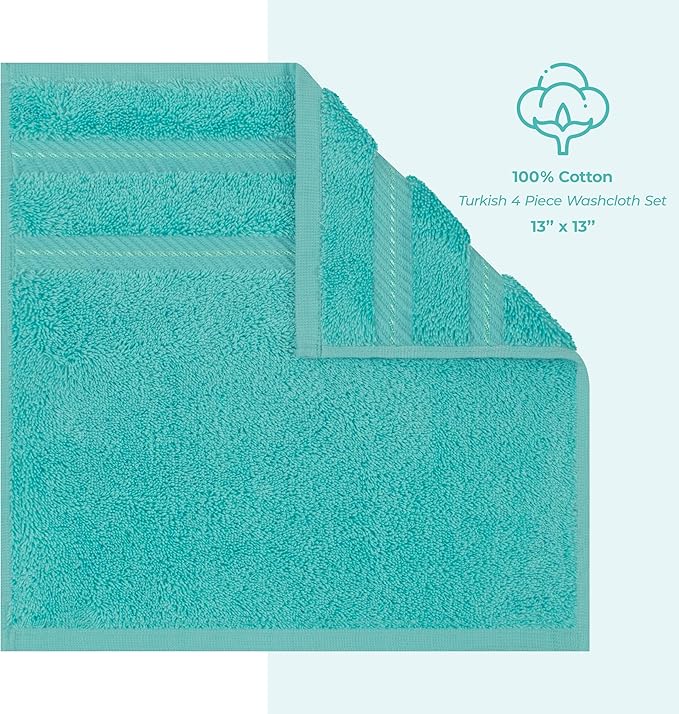 American Soft Linen Luxury Washcloths