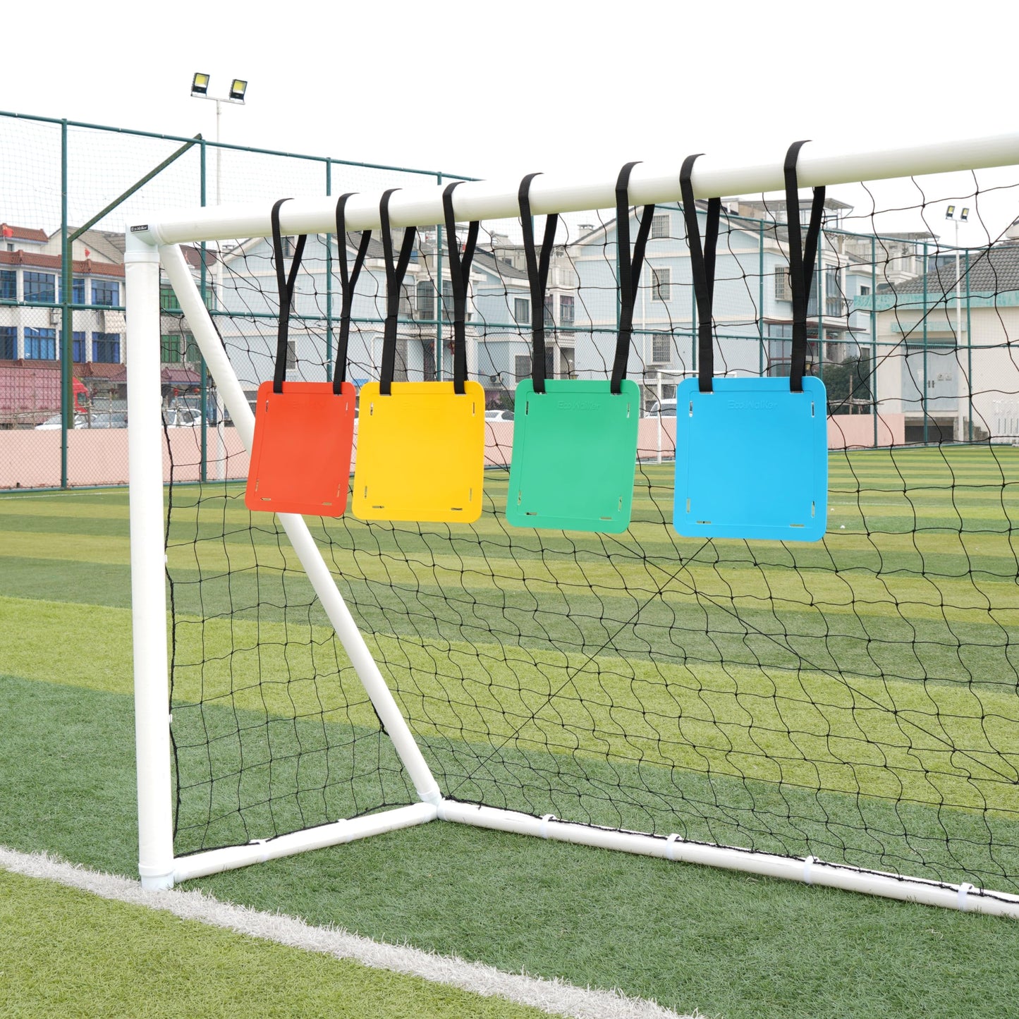 Eco Walker Soccer Goal Shooting Target Discs Sports Goal Reactive Agility Training: Enhance Accuracy and Agility for Lacrosse, Hockey, Soccer, Baseball