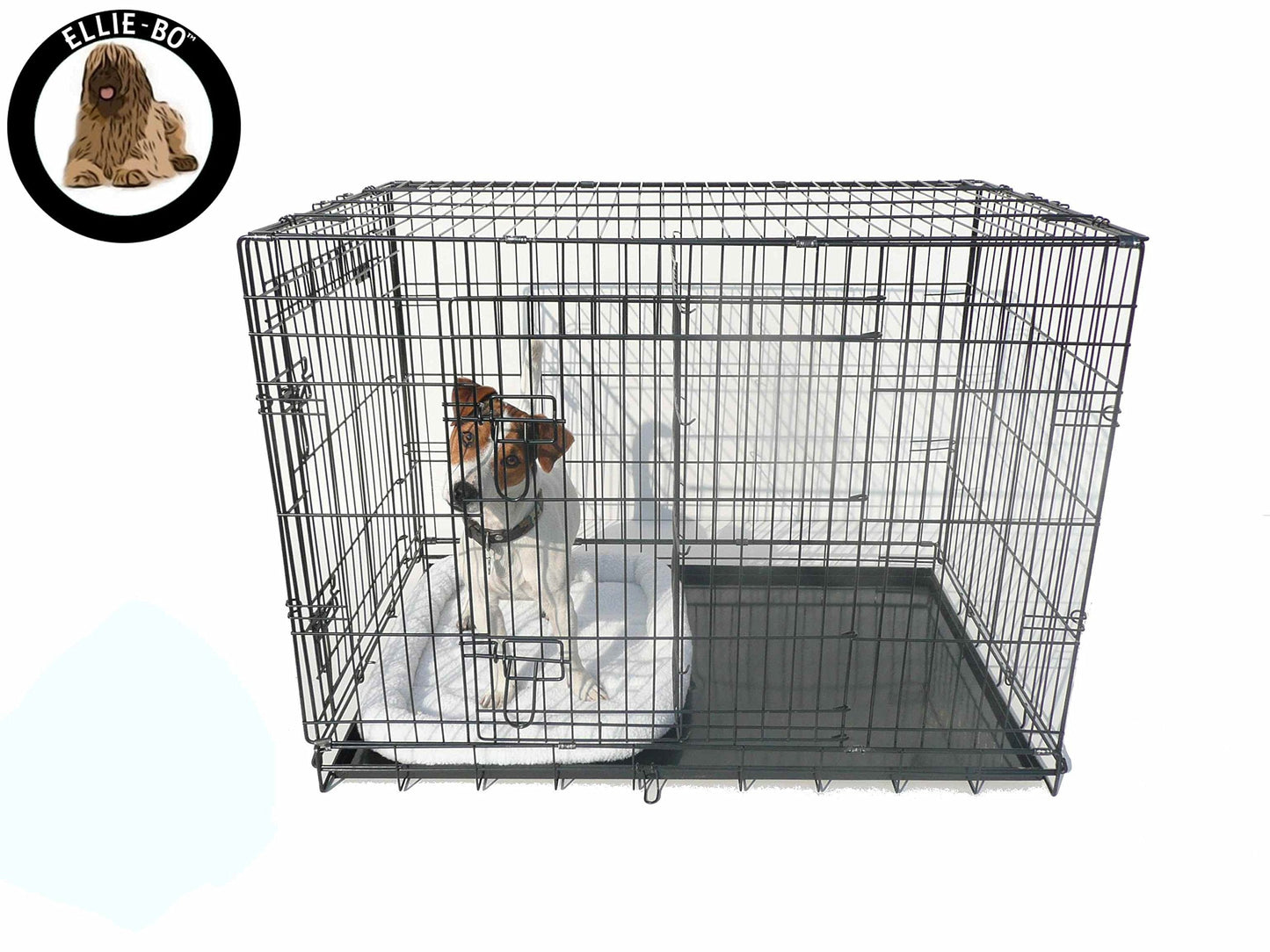 Ellie-Bo Black Divider for 42 inch Extra Large Dog Crate Cage