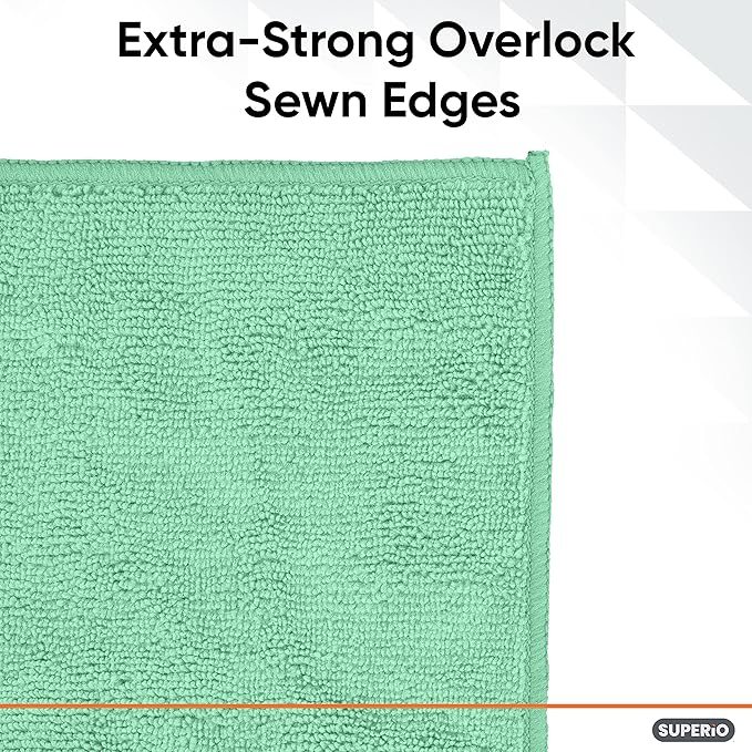 Superio Microfiber Squeegee Mopping Towel Extra Large Miracle Cloth Streak Free