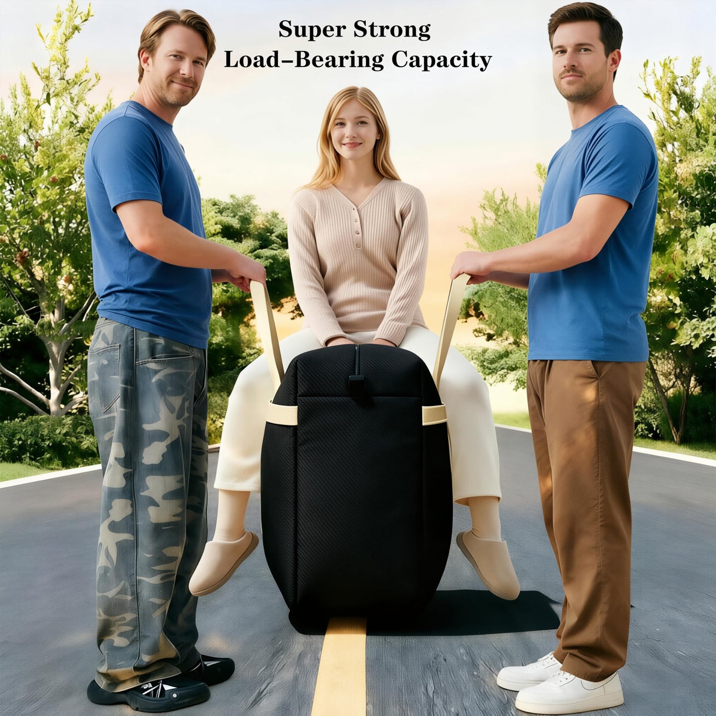MKOSQC 2 Pack Heavy Duty Moving Storage Bags with Reinforced Handles