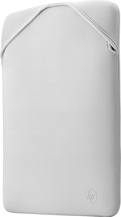 HP 14.1 Inch Black & Silver Protective Reversible Laptop Notebook Sleeve Case, Slim, Prevent Scratching, Zip-Free, Compatible With laptops Up To 14.1 Inch Including MacBook, HP Pavilion, Chromebook