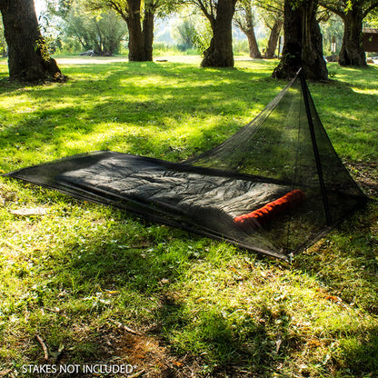 MEKKAPRO Mosquito Netting for Camping with Carry Bag, Mosquito Net Tent, Compact and Lightweight Bug Net for Camping, Mosquito Netting for Bed, Fits Sleeping Bags, Tent, Bed (Single)