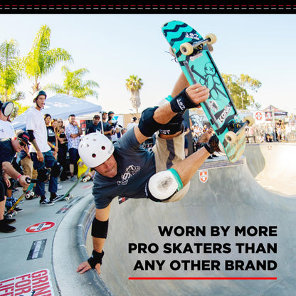 187 Killer Pads Wrist Guards – Ideal for Skateboarding, in-Line Skating/Rollerblading and Roller Derby (Black, X-Small)