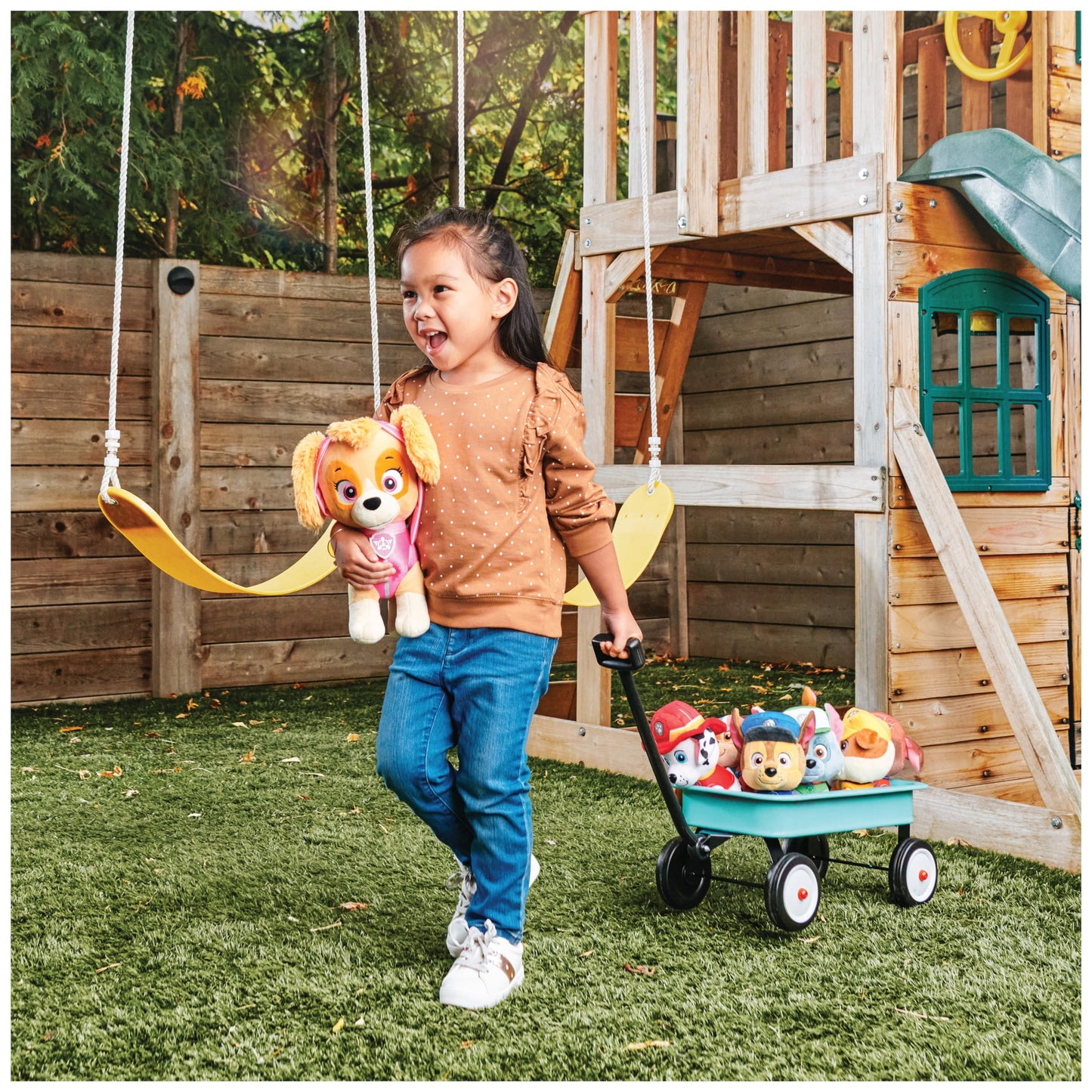 GUND Official PAW Patrol Soft Dog Themed Cuddly Plush Toy Skye 6-Inch Soft Play Toy For Boys and Girls Aged 12 Months and Above