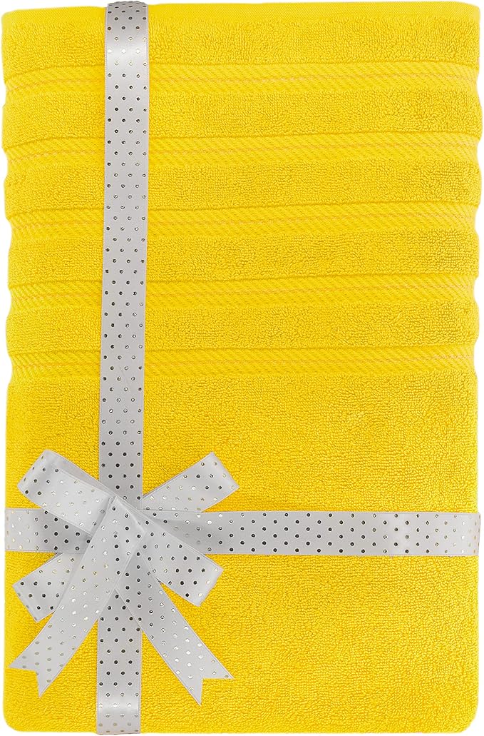 American Soft Linen 35x70 Jumbo Large Bath Towel, 600 GSM 100% Cotton Turkish