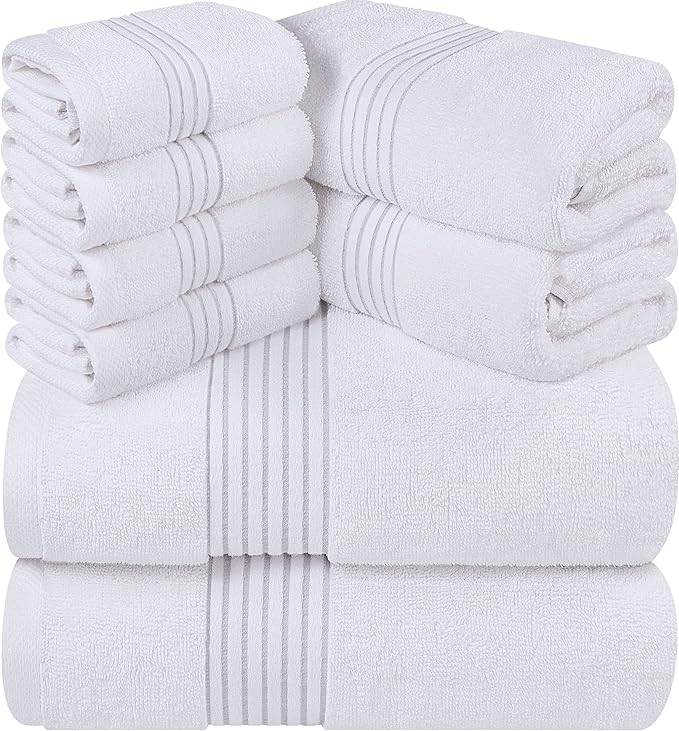 Utopia Towels 48-Piece Premium Towel Set, 12 Bath Towels, 12 Hand Towels
