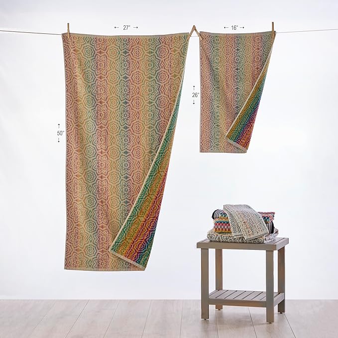 SKL Home Rhapsody Jacquard Bath Towel