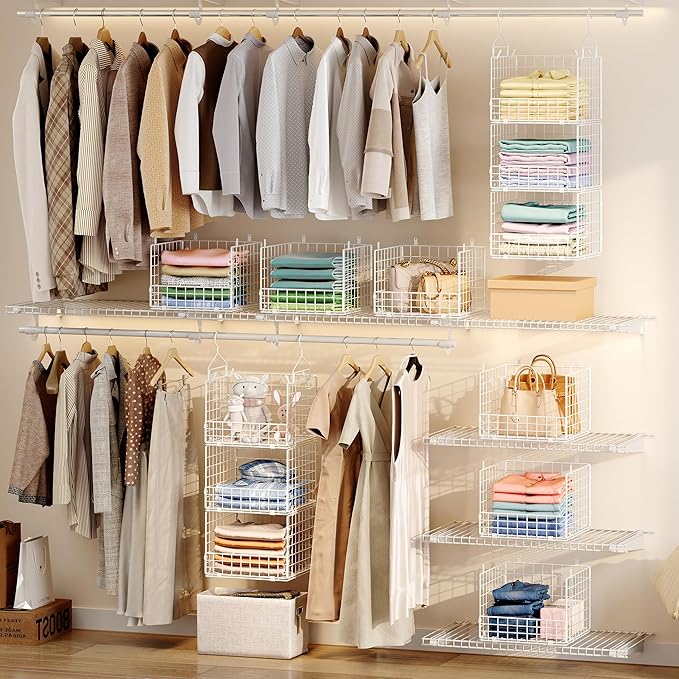Sonyabecca 3-Tier Hanging Closet Organizer