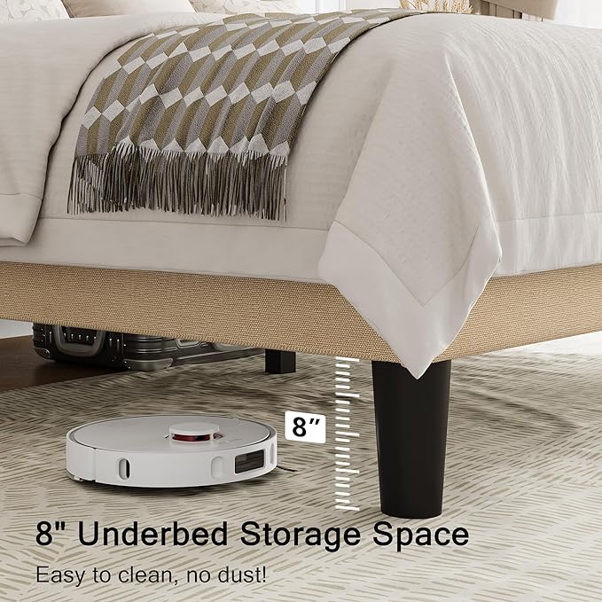 Einhomn Queen Size Platform Bed Frame