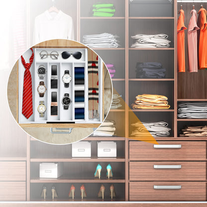 Kitchen Silverware Drawer Organizer and Storage Cabinet Utensil Rack Bathroom Counter Vanity Extra Large Big Cooking Drawer Organizers Countertop Pantry Storage Cabinet Best Kitchen Must Haves 2025