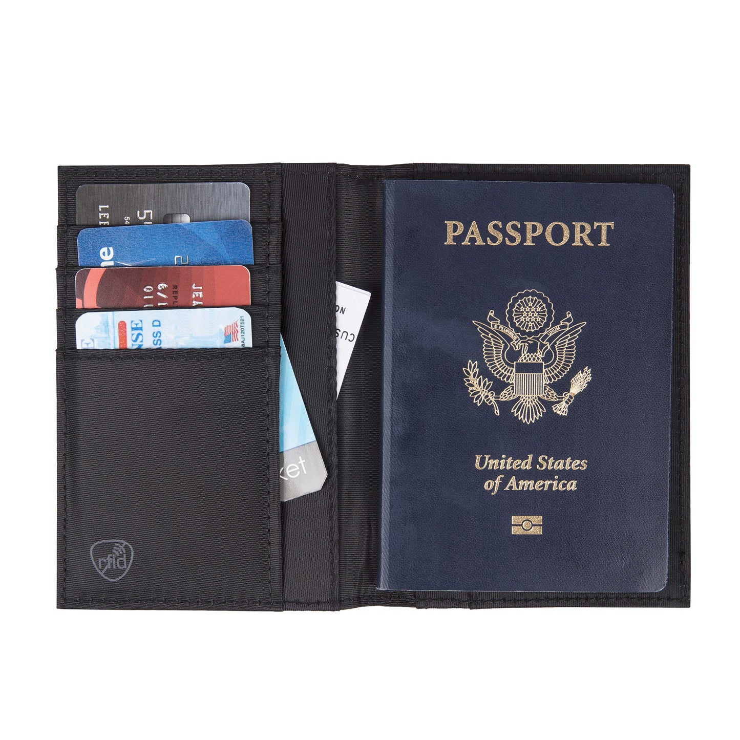 Travelon RFID Blocking Passport Case, Black, One Size