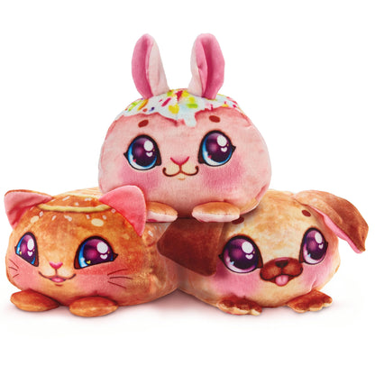 Cookeez Makery Cinnamon Treatz Oven – Interactive Bake & Reveal Oven Playset with Mystery Scented Plush (Cinnamon Pooch, Fondant Feline, or Strawberry Swirl), Mixing Tools, Dough, & Accessories, 5+