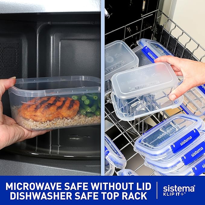 Sistema KLIP IT PLUS Leakproof Food Storage Containers 2.2 L, 1 L, 400 ml