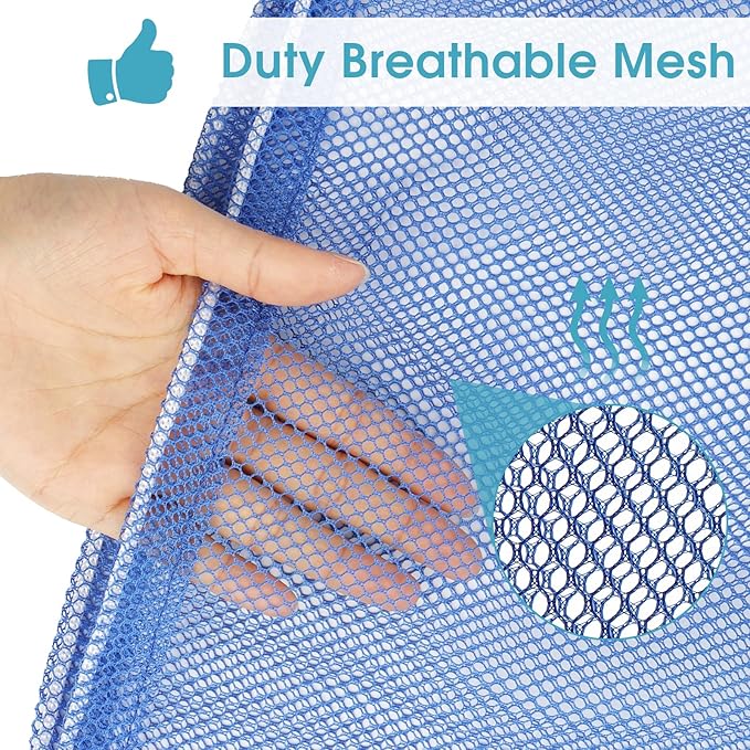 2 Pack Mesh Laundry Bags, 23 x 34 Inches Heavy Duty Mesh Laundry Bag, Large