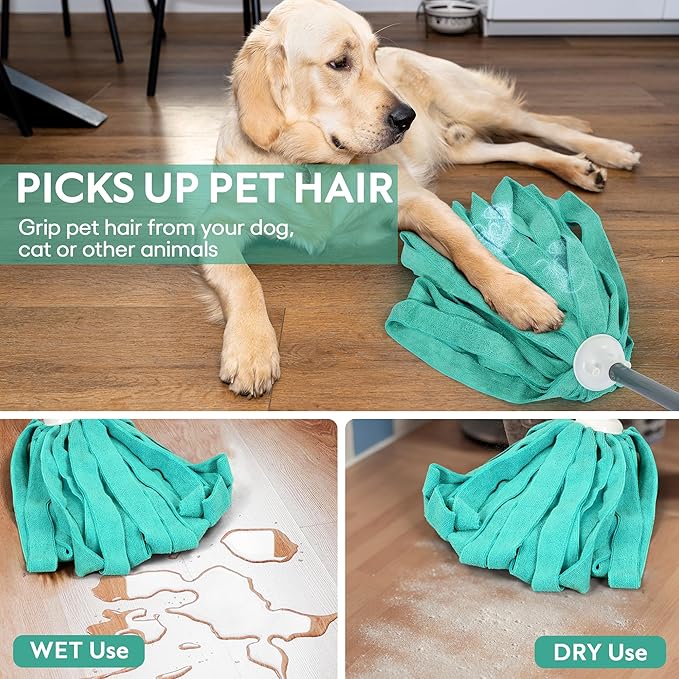 Matthew Microfiber Cloth Mop Compatible