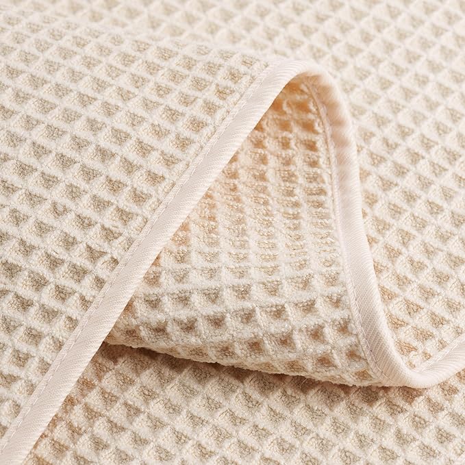 POLYTE 430 GSM Microfiber Lint Free Hand Towel, 16 x 30 in, 4 Pack
