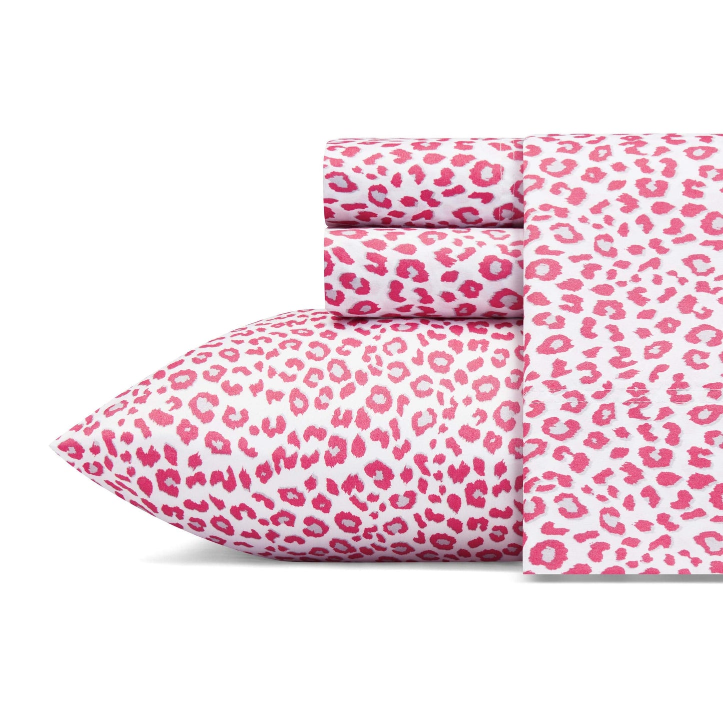 Betsey Johnson - Queen Bed Sheets, Soft & Lightweight Bedding, Fade & Wrinkle Resistant (Leopard, Queen)
