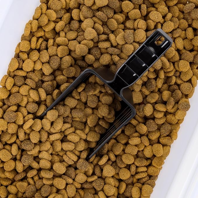 IRIS USA Dog Food Storage Container 40 lbs, Attachable Wheels, & Included Scoop