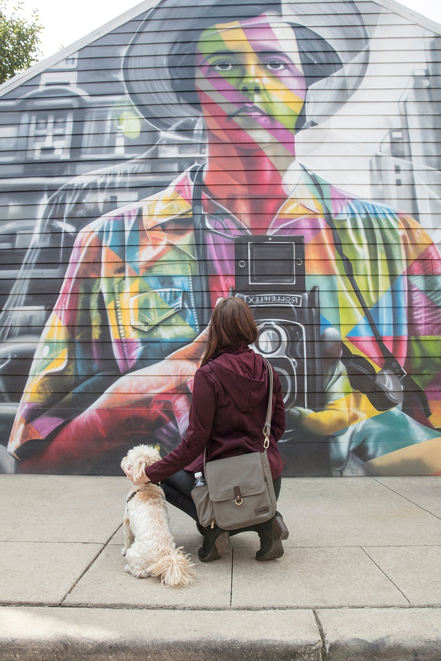 Travelon Unisex Adults Anti-theft Courier Tour Bag Tote, Navy, 11.5 X 11 X 3 US