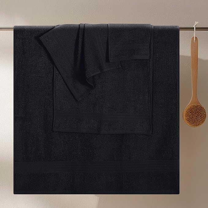 GLAMBURG Ultra Soft 8-Piece Towel Set