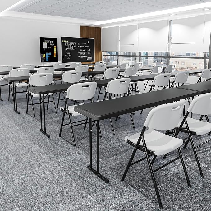 VINGLI 6 FT Narrow Folding Table, Home Work