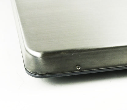 Angel USA Extra Large Platform 22 inches x 18 inches Stainless Steel 400lb Heavy Duty Digital Postal Shipping Scale, Powered by Batteries or AC Adapter, Great for Floor Bench Office Weight Weighing