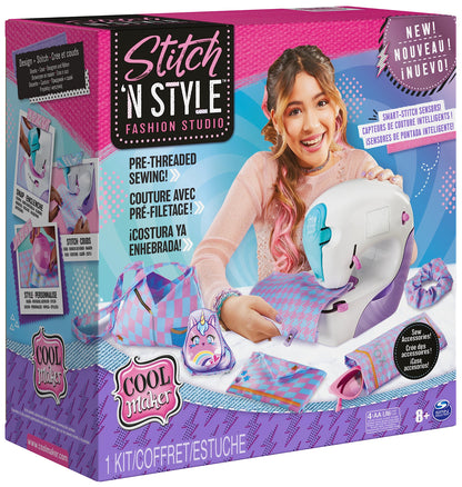 Cool Maker Stitch n Style Fashion Studio - Easy Sew No Thread Sewing Machine with 6 Projects for Kids Ages 8+