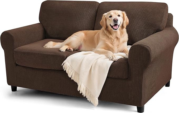 SUBRTEX 5 Pieces Stretch Sofa Slipcover Sets Couch Cover Sets Backrest Cushion