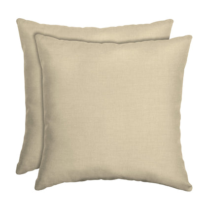 Arden Outdoor Toss Pillow, 2 Pack, 16 x 16, Rain-Proof, Fade Resistant Pistachio Botanical