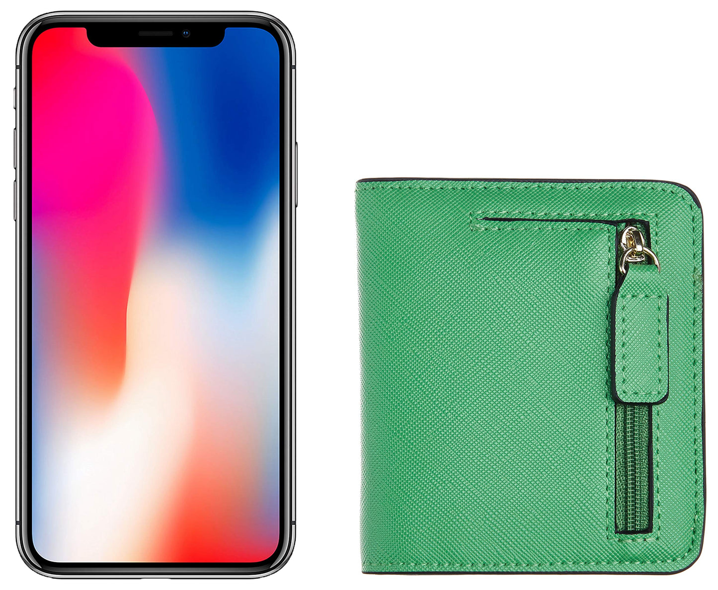 Toughergun Wallet Women Rfid Blocking Small Compact Bifold Luxury Leather Pocket Wallet Ladies Mini Purse with ID Window