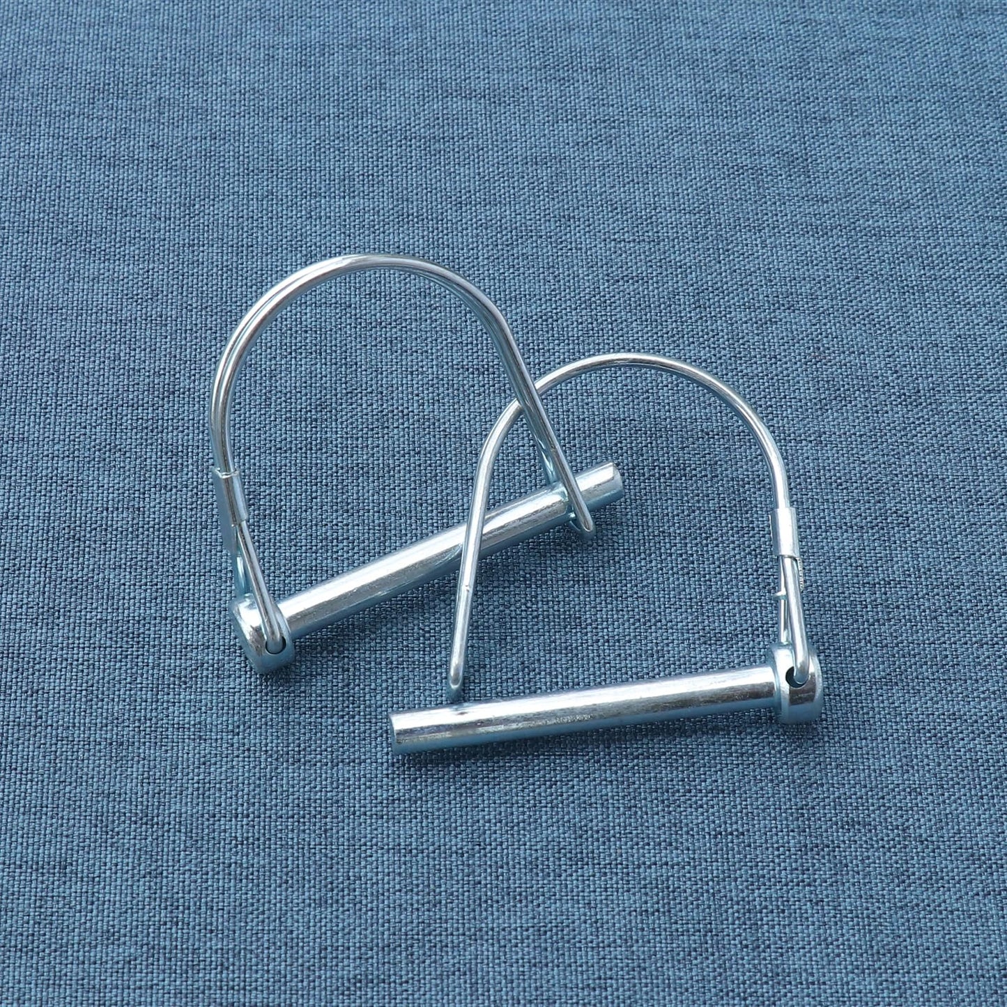 Trailer Coupler Pin, 4PCS Tivnhuils Hitch Pin Safety Coupler Pin, Zinc Plated Carbon Steel Trailer Pin Hardware Pins , 1/4" x 2.16", Small