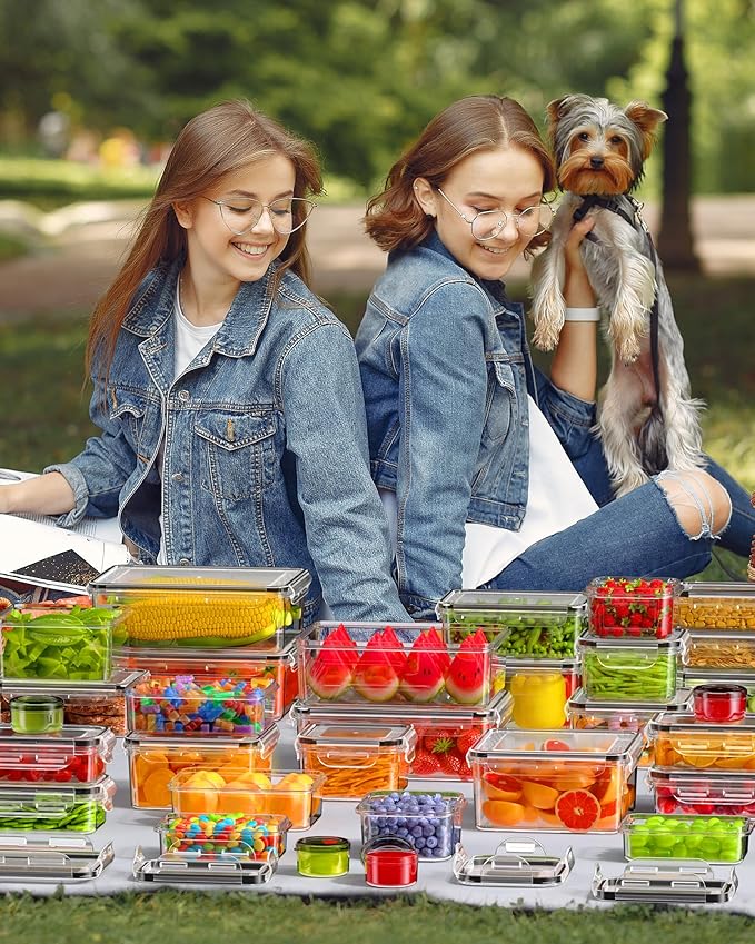 60 PCS Food Storage Containers