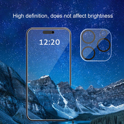 Ailun 2Pack Privacy Screen Protector Compatible for iPhone 14 Pro Max [6.7 inch] + 2 Pack Camera Lens Protector, Anti Spy Private Tempered Glass Film, Case Friendly, [9H Hardness] - HD