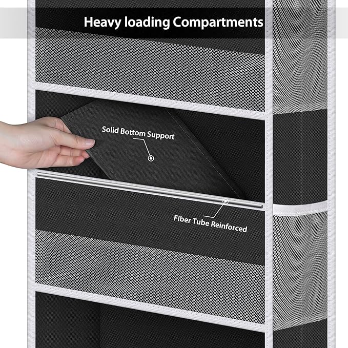 Univivi Door Hanging Organizer Nursery Closet Cabinet Baby Storage
