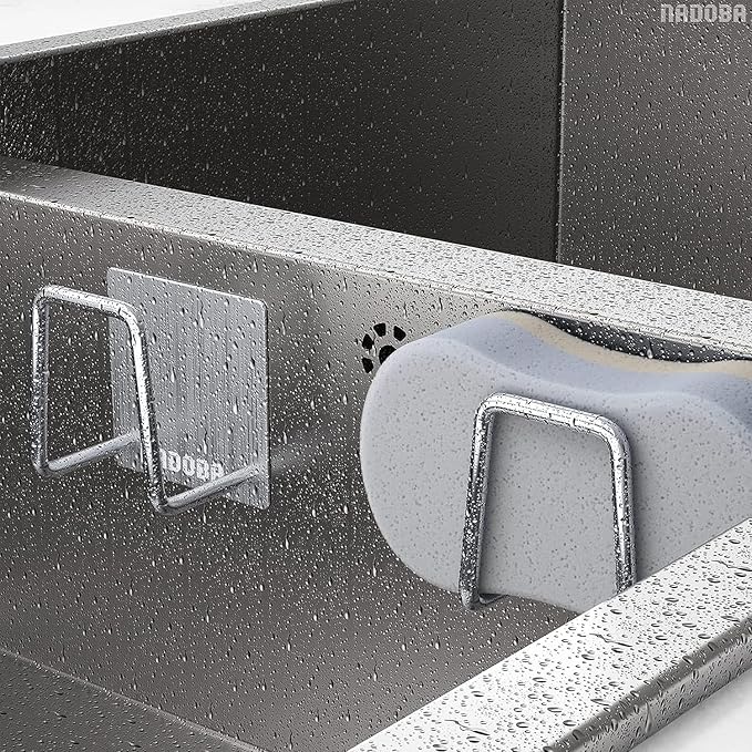 2Pcs Stainless Steel Sponge Holder