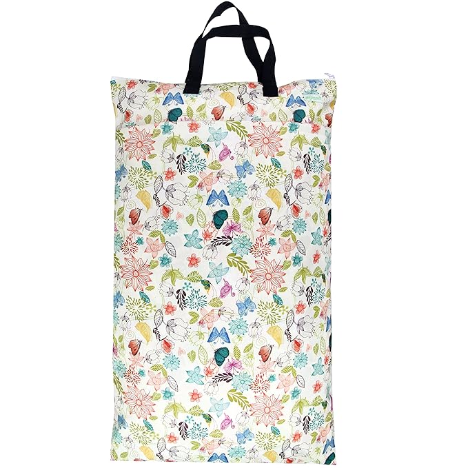 wegreeco Reusable Hanging Wet Dry Cloth Diaper Bag