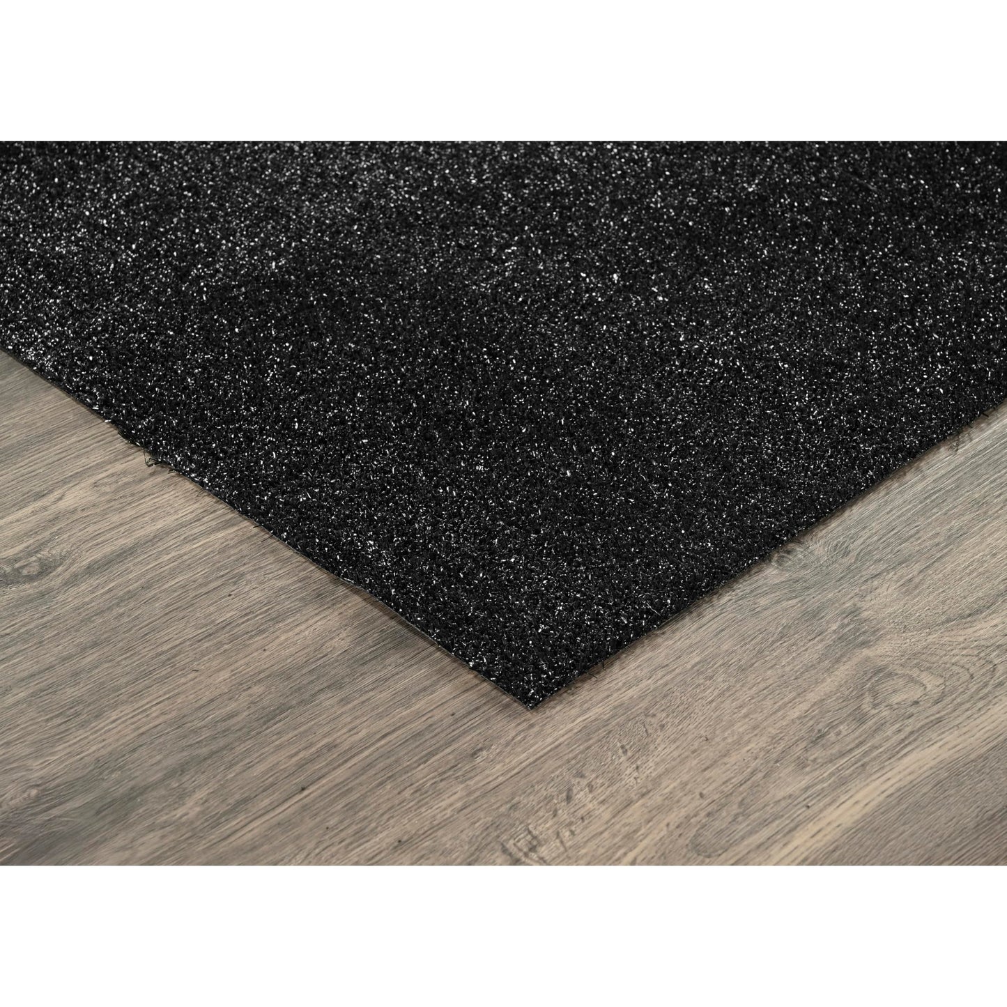 Garland Rug Black Artificial Grass 12 Ft. X 12 Ft. Large Indoor/Outdoor Area Rug -Lush Black Durable, and Low-Maintenance for Patios, Lawns, and More