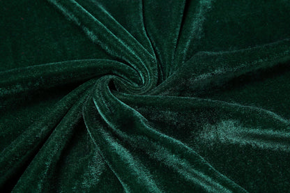 VGLOOK Full Length Hooded Cloak Unisex Adult Velvet Cape Cosplay Costumes 59" Green