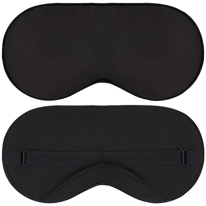 Sleep Mask - Navy Gray, 100% Bamboo Viscose - Eye Mask - Blackout Blindfold for Women & Men - Reusable Eye Cover for Travel - Comfortable, Lightweight & Contoured Sleeping Shades