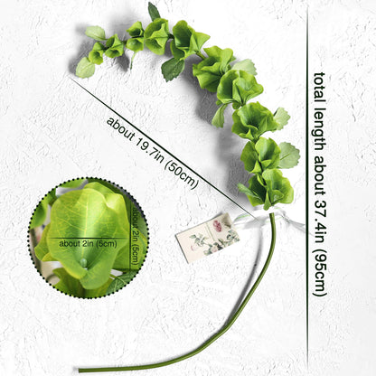 FiveSeasonStuff Artificial Bells of Ireland | Flower Greenery Fillers | Floral Bouquet Arrangement, 2 Stems