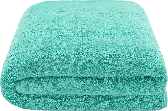 American Soft Linen 100% Cotton 600 GSM Turkish 40x80 Oversized Bath Towel Sheet