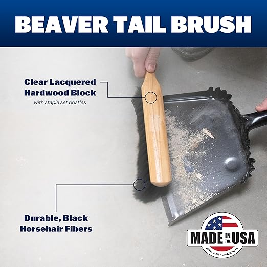 MARSHALLTOWN 13 1/2 Inch Beaver Tail Brush, 12 Pack, Made in The USA