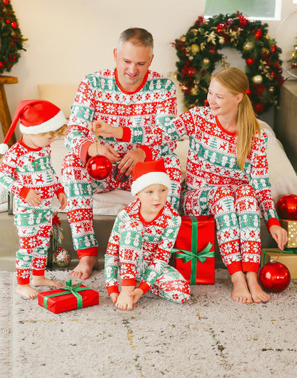 Vaenait Matching Christmas Pajamas For Family Xmas Pjs Holiday Matching Sets Snow Flower K'I'D S