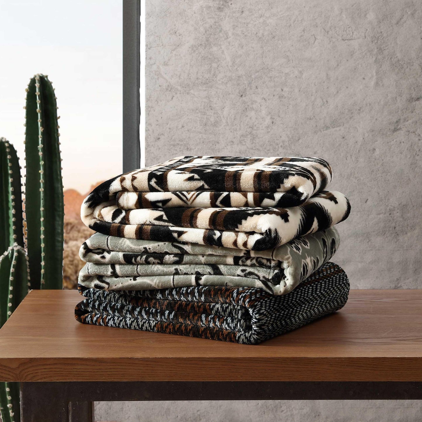 Wrangler - Blanket, Super Soft Plush Fleece Bedding, Yellowstone Inspired Throw Blanket for Couch or Bed (Knockin Boots Green, 50" x 60")